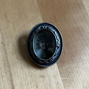 Vintage picture frame brooch